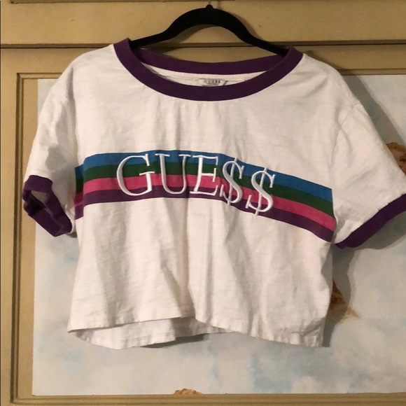 Guess Originals x ASAP Rocky - Ringer Crop Tee - Picture 1 of 3